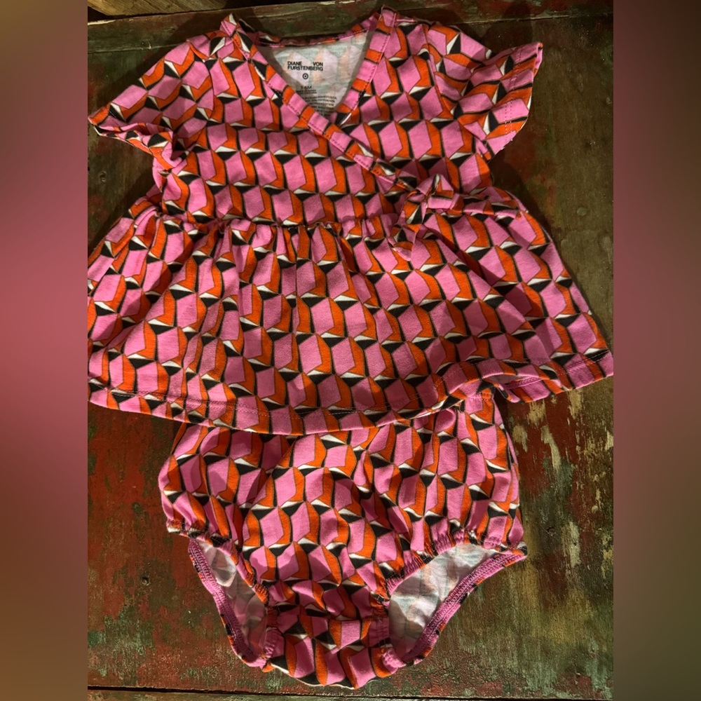 Diane von Furstenberg x Target Baby Girl Faux Wrap Set | 3–6M